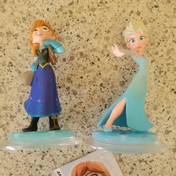 Elsa & Anna FROZEN DISNEY INFINITY 1.0 LOT Bundle Figure Characters/Card - Picture 4 of 7